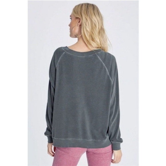 NWT | Wildfox | Easy Does It | Sommers Sweatshirt | Grey Rainbow | XS - Picture 2 of 8